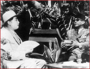 Kim Il Sung und Sukarno 1965